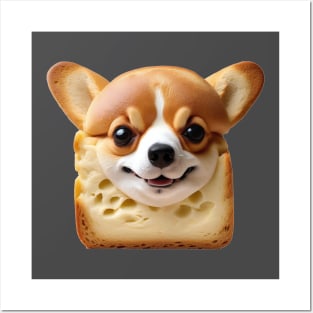 Bread Dog Corgi Posters and Art